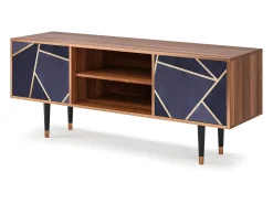 Móvel De Tv* Mueble de TV - 170х69х48 cm - T2 - The Amethyst, Nogueira Castanho