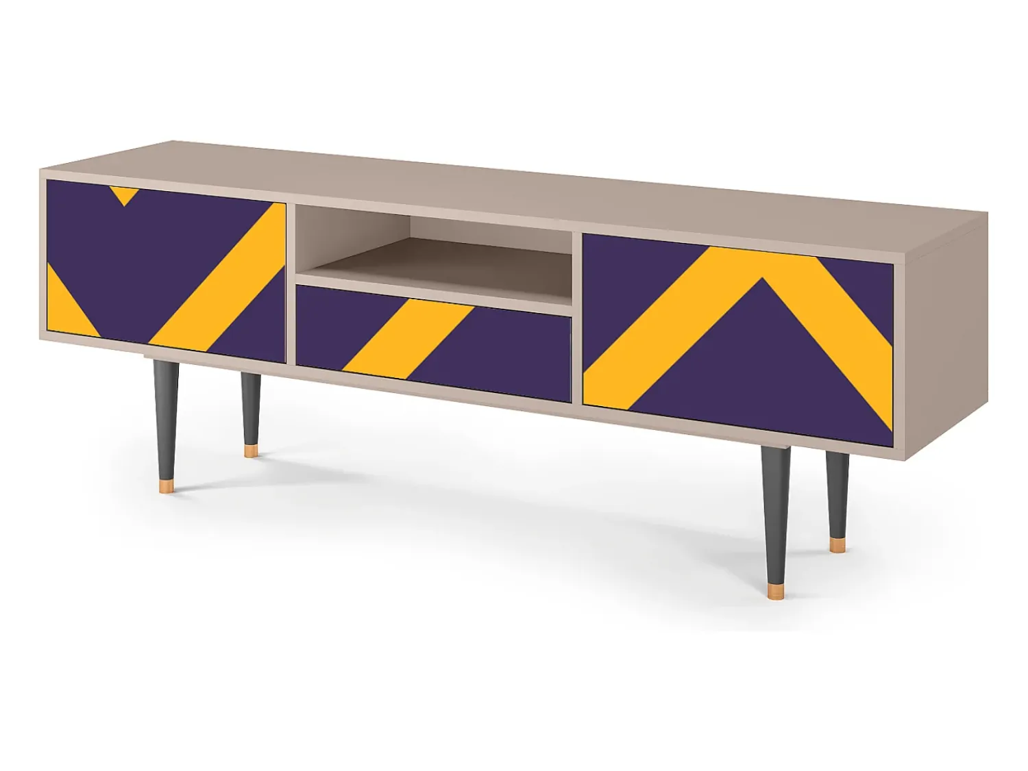 Hot Mueble de TV - 170х59х41 cm - T6 - The Brightest Way, Areia Bege