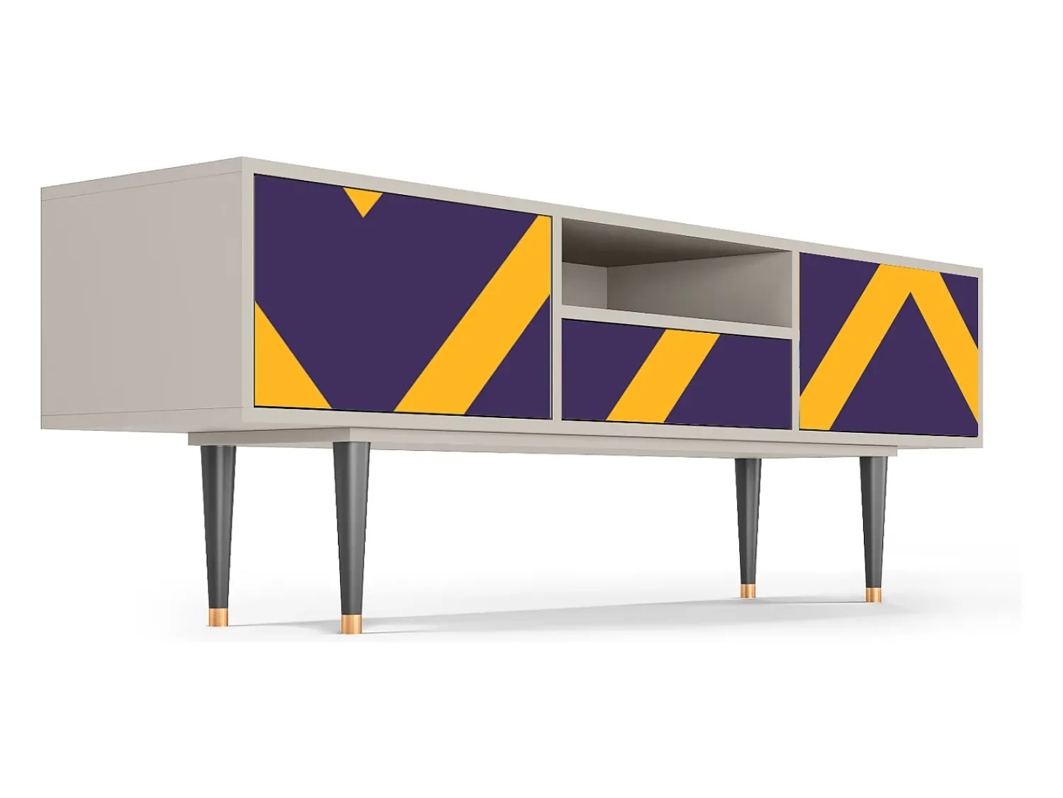 Hot Mueble de TV - 170х59х41 cm - T6 - The Brightest Way, Areia Bege