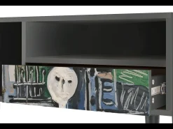 Móvel De Tv* Mueble de TV - 115х59х48 cm - T3 - The Studio , Antracite Cinza antracite
