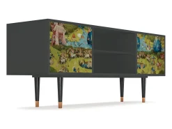 Móvel De Tv* Mueble de TV - 170х69х48 cm - T2 - The Garden 2 by Bosch, Antracite Cinza antracite