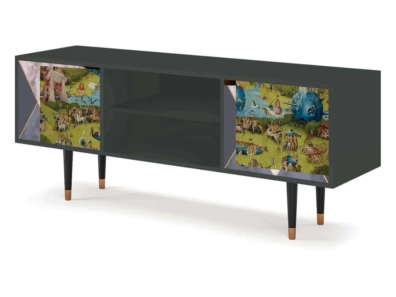 Móvel De Tv* Mueble de TV - 170х69х48 cm - T2 - The Garden 2 by Bosch, Antracite Cinza antracite