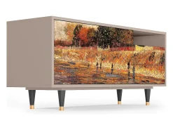 Móvel De Tv* Mueble de TV - 125х56х41 cm - T7 - The Banks, Latte Bege