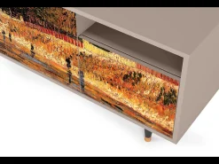 Móvel De Tv* Mueble de TV - 125х56х41 cm - T7 - The Banks, Latte Bege