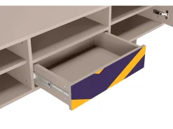 Móvel De Tv* Mueble de TV - 170х59х41 cm - T6 - The Brightest Way, Latte Bege