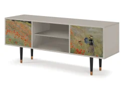 Móvel De Tv| Mueble de TV - 170х69х48 cm - T2 - The Poppy Field , Areia Bege