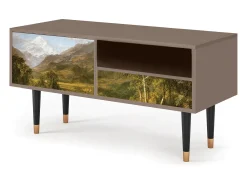 Móvel De Tv* Mueble de TV - 115х59х48 cm - T3 - The Heart of the Andes , Latte Bege
