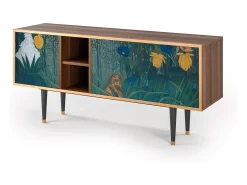 Mueble de TV - 150х69х41 cm - T5 - The Repast of the Lion, Nogueira Castanho