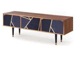 Hot Mueble de TV - 170х59х48 cm - T4 - The Amethyst, Nogueira Castanho