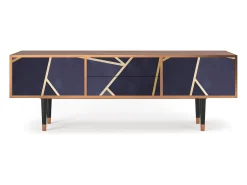 Hot Mueble de TV - 170х59х48 cm - T4 - The Amethyst, Nogueira Castanho
