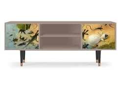 Móvel De Tv* Mueble de TV - 170х69х48 cm - T2 - The Garden by Bosch, Latte Bege