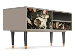 Móvel De Tv* Mueble de TV - 115х59х48 cm - T3 - The Garden 2, Areia Bege
