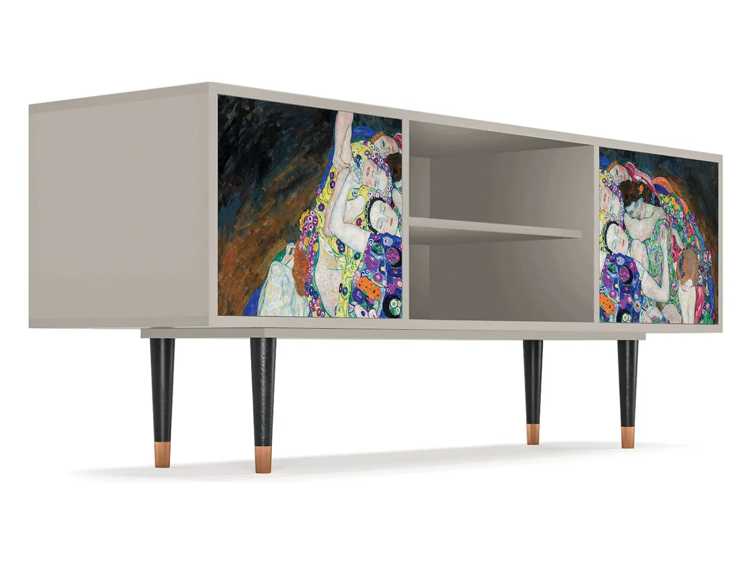 Móvel De Tv* Mueble de TV - 170х69х48 cm - T2 - The Maiden by Klimt, Areia Bege
