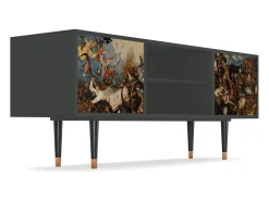 Online Mueble de TV - 170х69х48 cm - T2 - The Fall, Antracite Cinza antracite