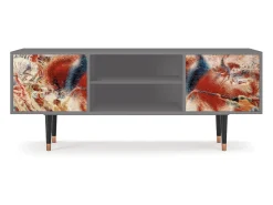 Mueble de TV - 170х69х48 cm - T2 - The City Rises, Cinza^ Móvel De Tv