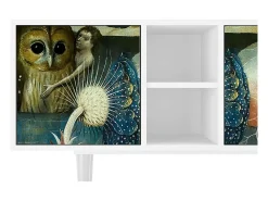 Mueble de TV - 150х69х41 cm - T5 - The Garden Of by Bosch, Branco^ Móvel De Tv