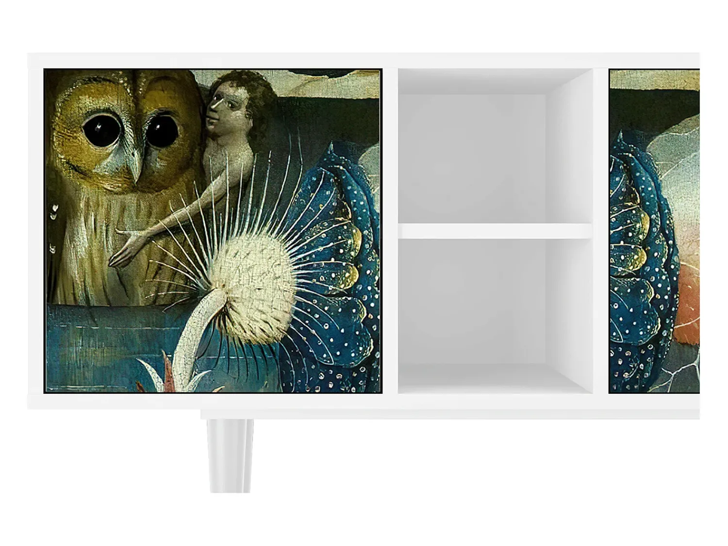 Mueble de TV - 150х69х41 cm - T5 - The Garden Of by Bosch, Branco^ Móvel De Tv