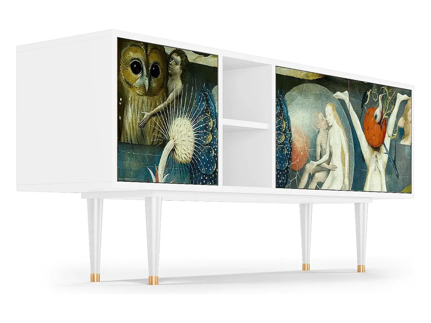 Mueble de TV - 150х69х41 cm - T5 - The Garden Of by Bosch, Branco^ Móvel De Tv