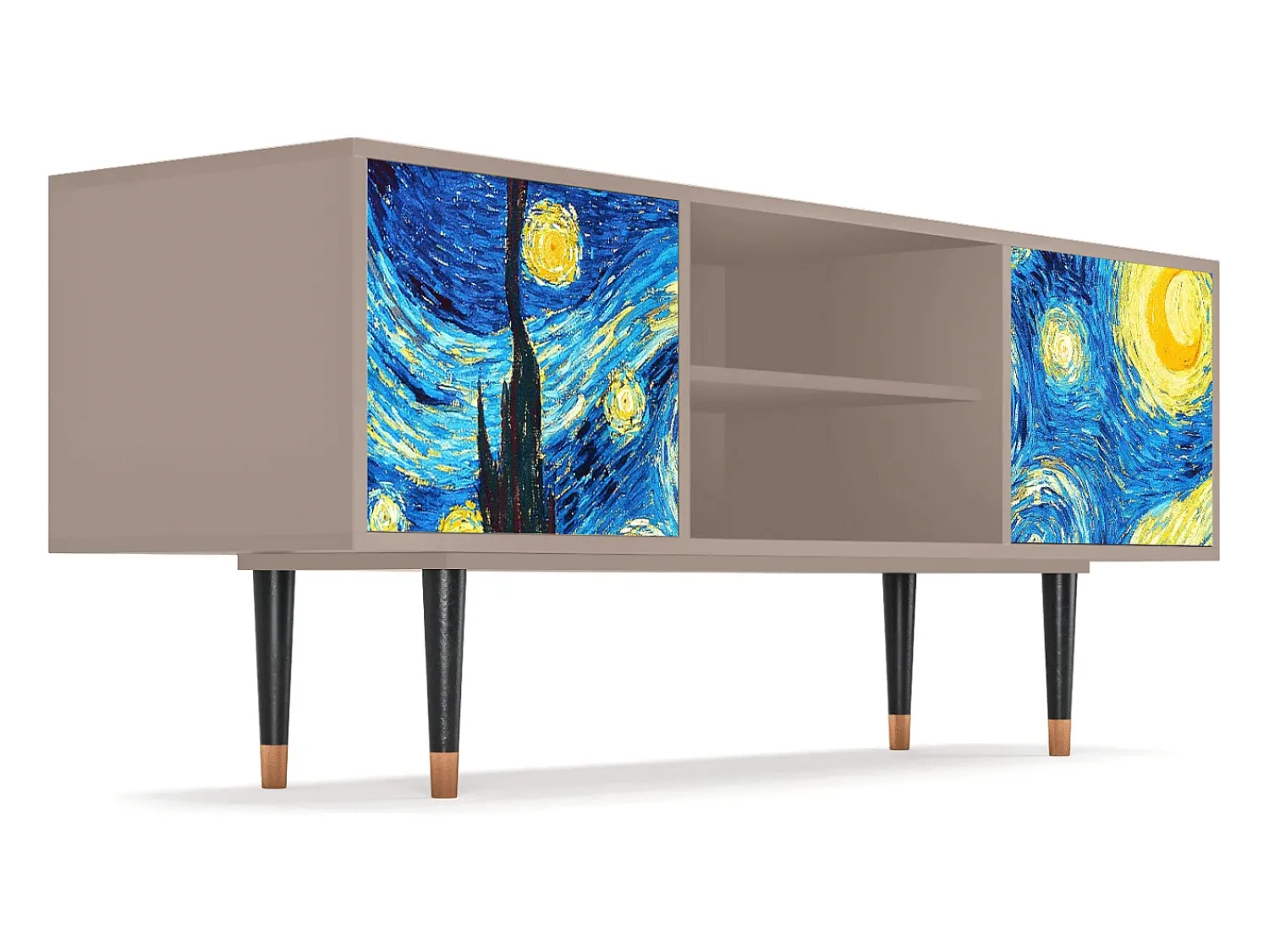 Outlet Mueble de TV - 170х69х48 cm - T2 - The Starry Night , Latte Bege