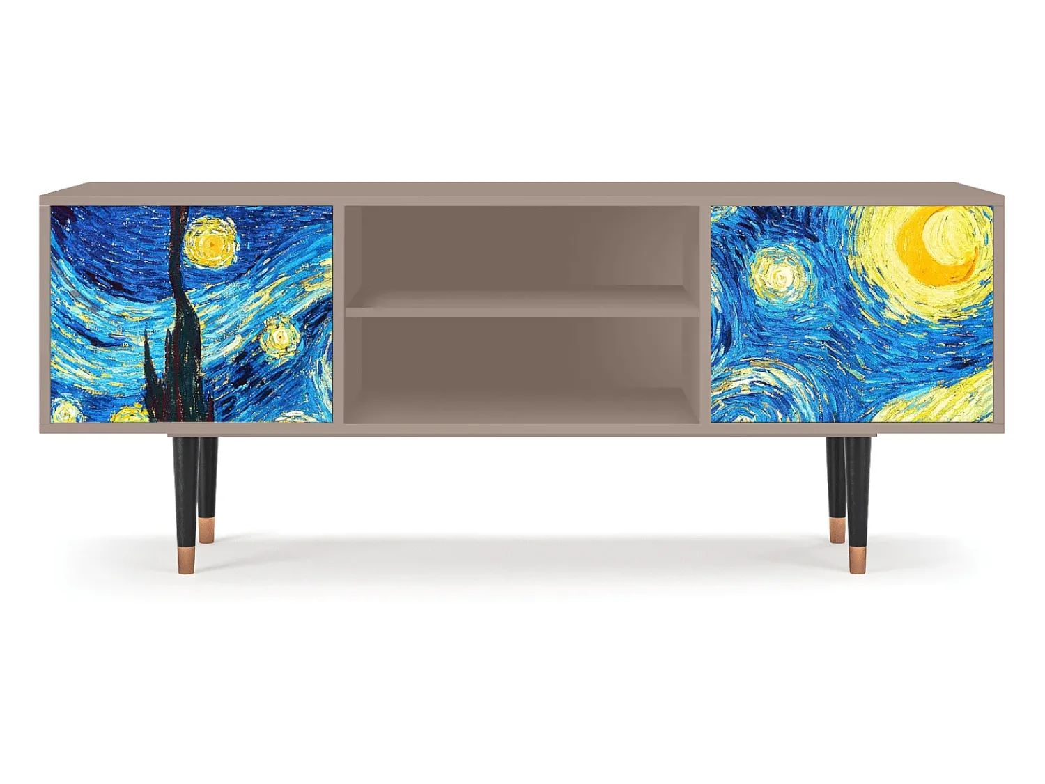 Outlet Mueble de TV - 170х69х48 cm - T2 - The Starry Night , Latte Bege