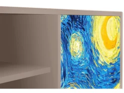 Outlet Mueble de TV - 170х69х48 cm - T2 - The Starry Night , Latte Bege