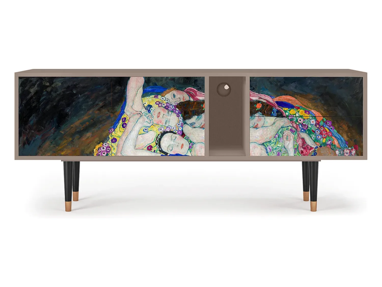 Móvel De Tv| Mueble de TV - 170х69х48 cm - T1 - The Maiden by Klimt, Latte Bege