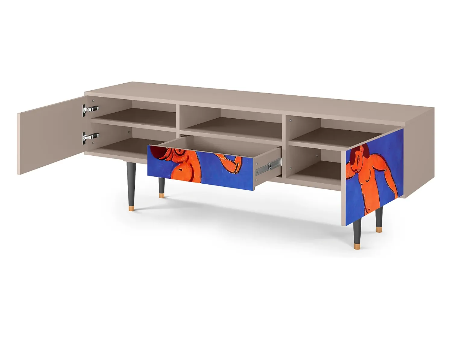 Mueble de TV - 170х59х41 cm - T6 - The Dance by Matisse , Latte^ Móvel De Tv