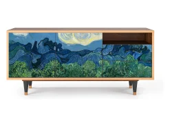 Discount Mueble de TV - 125х56х41 cm - T7 - The Oil Trees, Nogueira Castanho