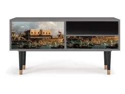 Móvel De Tv* Mueble de TV - 115х59х48 cm - T3 - The Bucintoro, Areia Bege