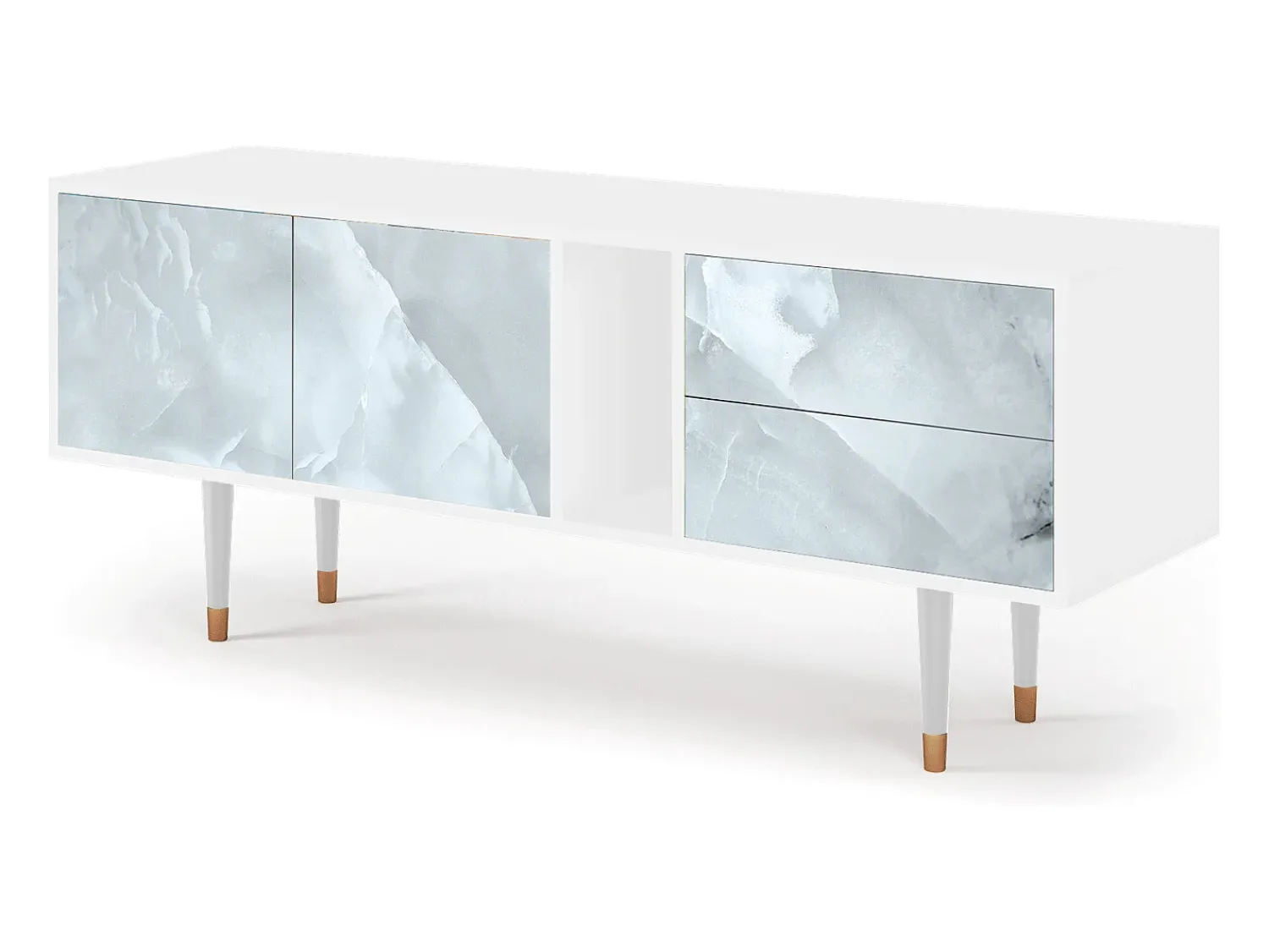 Sale Mueble de TV - 170х69х48 cm - T1 - The Onyx, Branco Bege