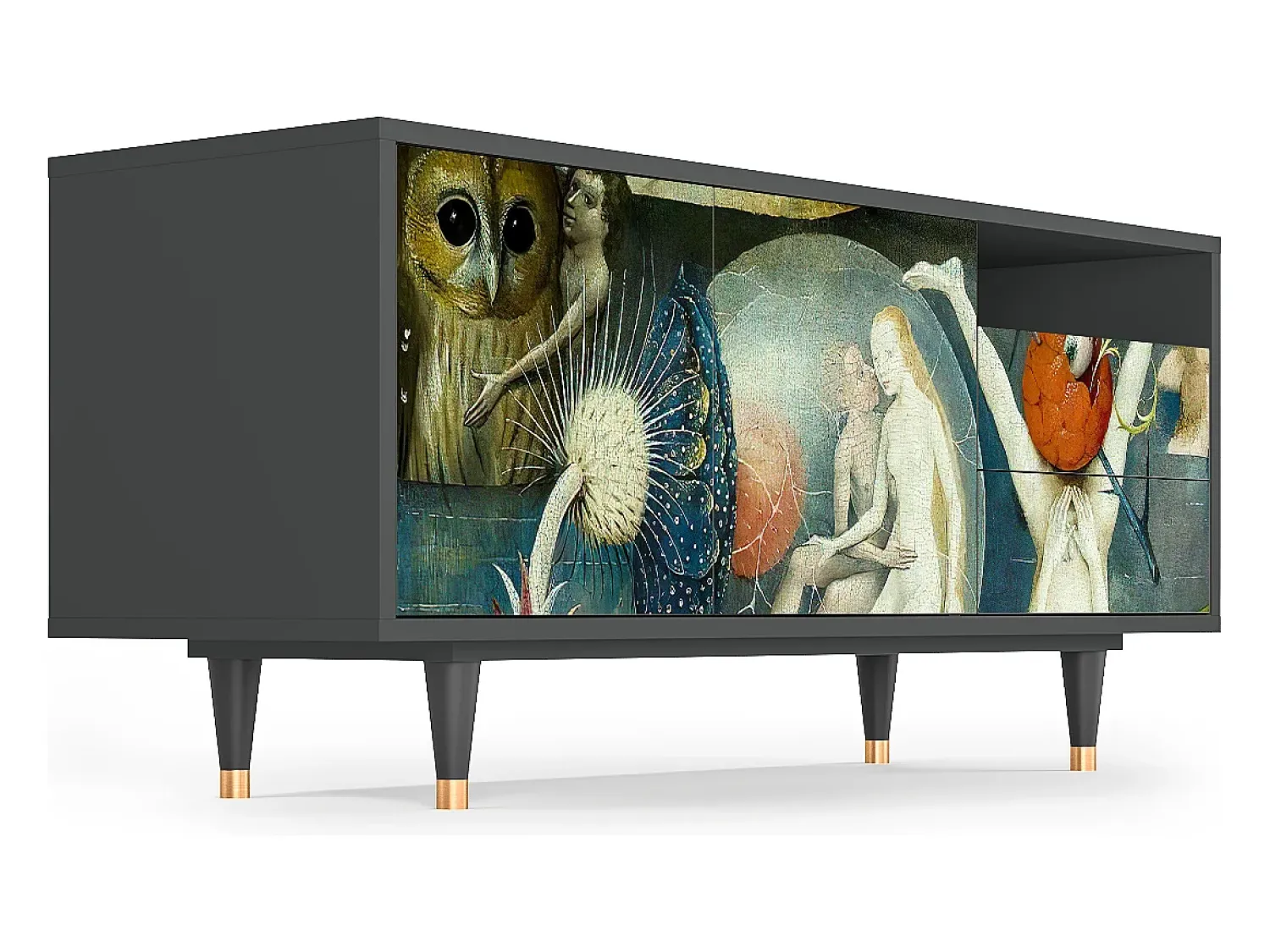 Mueble de TV - 125х56х41 cm - T7 - The Garden Of by Bosch, Antracite^ Móvel De Tv