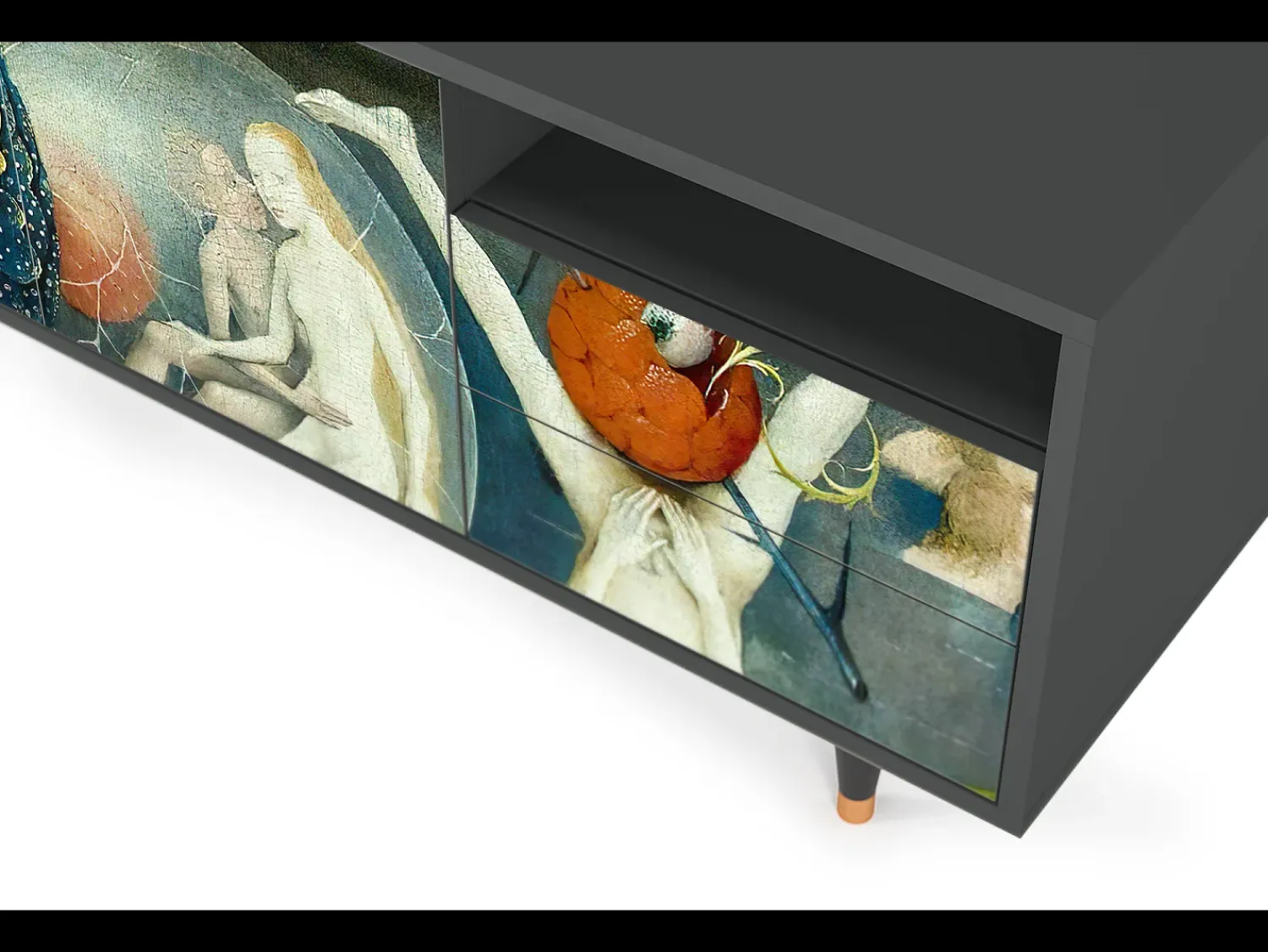 Mueble de TV - 125х56х41 cm - T7 - The Garden Of by Bosch, Antracite^ Móvel De Tv