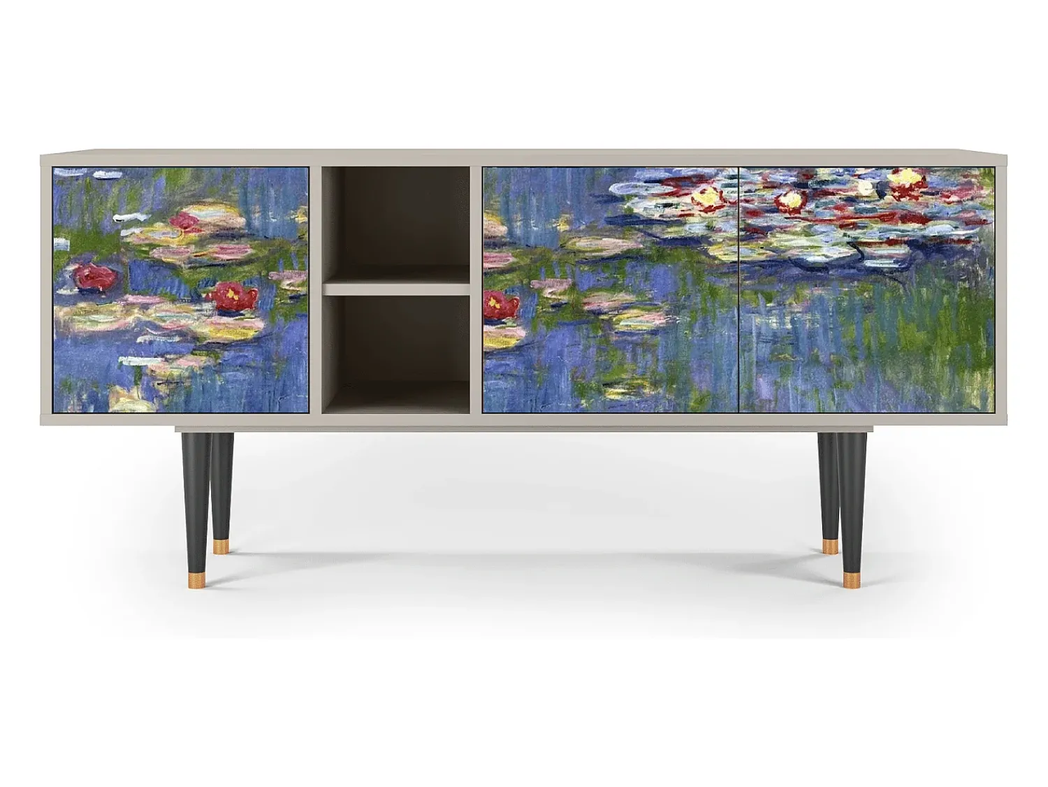 Móvel De Tv* Mueble de TV - 150х69х41 cm - T5 - The water lily pond , Areia Bege