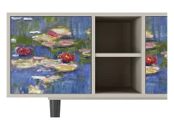 Móvel De Tv* Mueble de TV - 150х69х41 cm - T5 - The water lily pond , Areia Bege