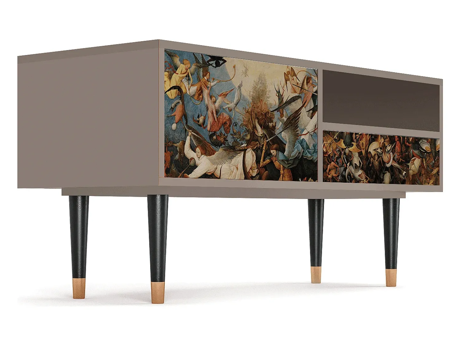 Mueble de TV - 115х59х48 cm - T3 - The Fall, Latte^ Móvel De Tv