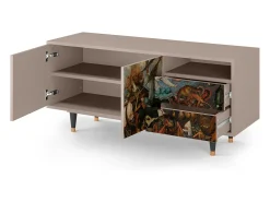 Móvel De Tv| Mueble de TV - 125х56х41 cm - T7 - The Fall, Latte Bege