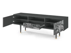 Best Mueble de TV - 170х59х41 cm - T6 - The Festival of Saint, Antracite Cinza antracite