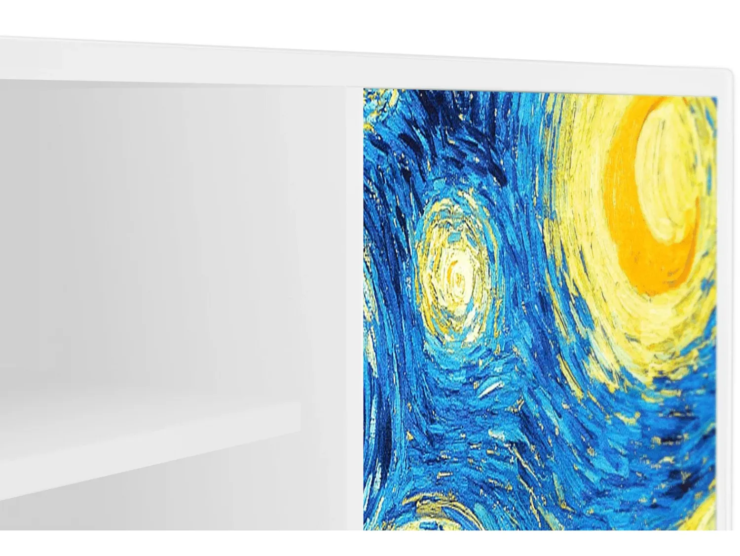 Móvel De Tv| Mueble de TV - 170х69х48 cm - T2 - The Starry Night , Branco Bege