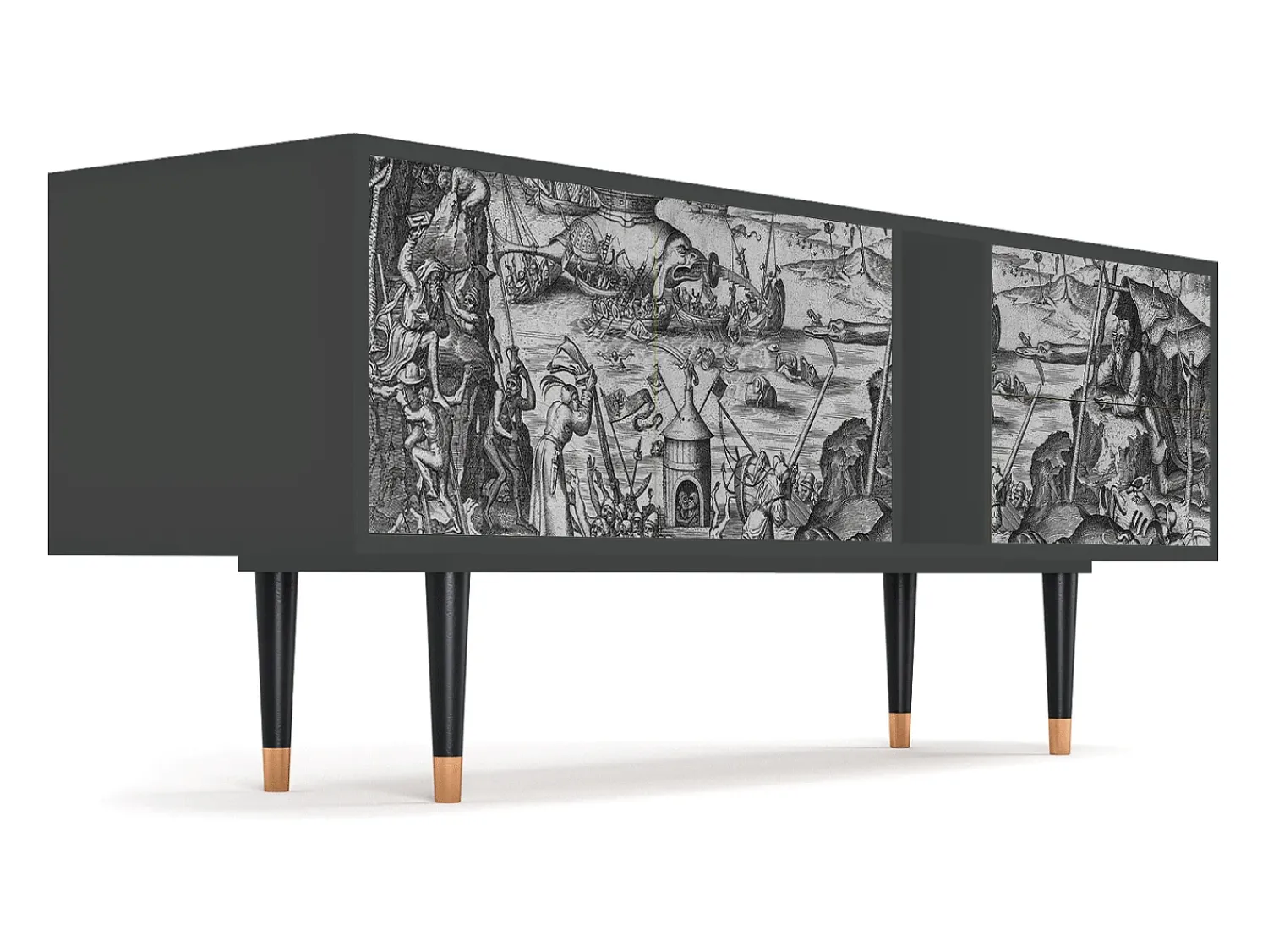 Mueble de TV - 170х69х48 cm - T1 - The Temptation, Antracite^ Móvel De Tv