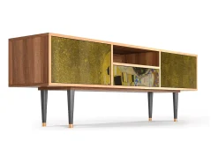 Sale Mueble de TV - 170х59х41 cm - T6 - The Kiss by Klimt , Nogueira Castanho