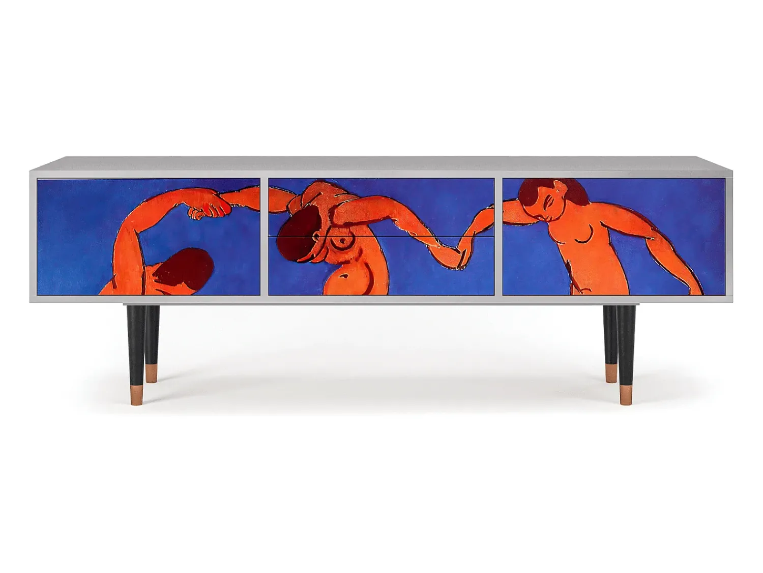 Outlet Mueble de TV - 170х59х48 cm - T4 - The Dance by Matisse , Cinza Cinzento