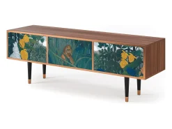 Móvel De Tv| Mueble de TV - 170х59х48 cm - T4 - The Repast of the Lion, Nogueira Castanho