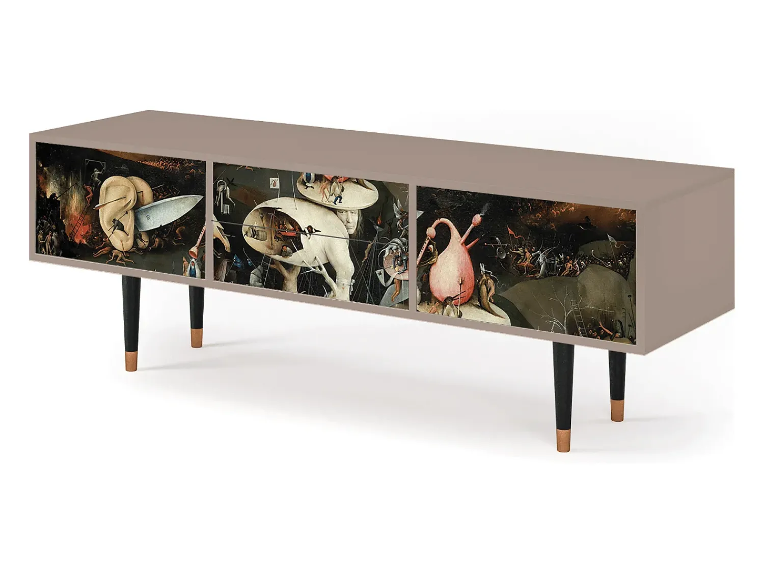 Móvel De Tv* Mueble de TV - 170х59х48 cm - T4 - The Garden 2, Latte Bege