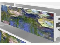 Móvel De Tv* Mueble de TV - 170х59х48 cm - T4 - The water lily pond , Branco Bege