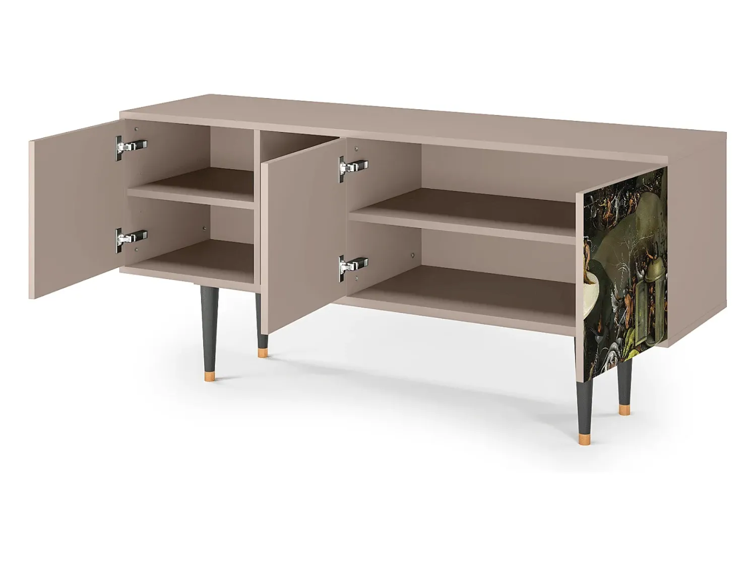 Mueble de TV - 150х69х41 cm - T5 - The Garden 2, Latte^ Móvel De Tv