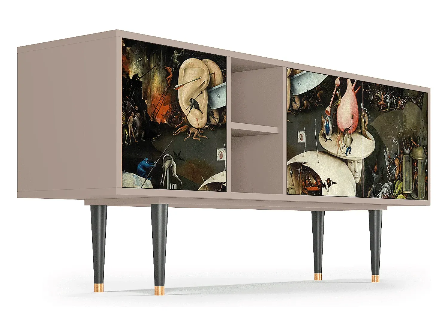 Mueble de TV - 150х69х41 cm - T5 - The Garden 2, Latte^ Móvel De Tv