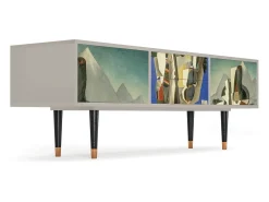 Mueble de TV - 170х59х48 cm - T4 - The Cubist Paintings , Areia^ Móvel De Tv