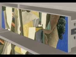 Mueble de TV - 170х59х48 cm - T4 - The Cubist Paintings , Areia^ Móvel De Tv