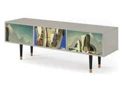 Mueble de TV - 170х59х48 cm - T4 - The Cubist Paintings , Areia^ Móvel De Tv