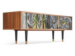 Online Mueble de TV - 170х59х48 cm - T4 - The Studio , Nogueira Castanho